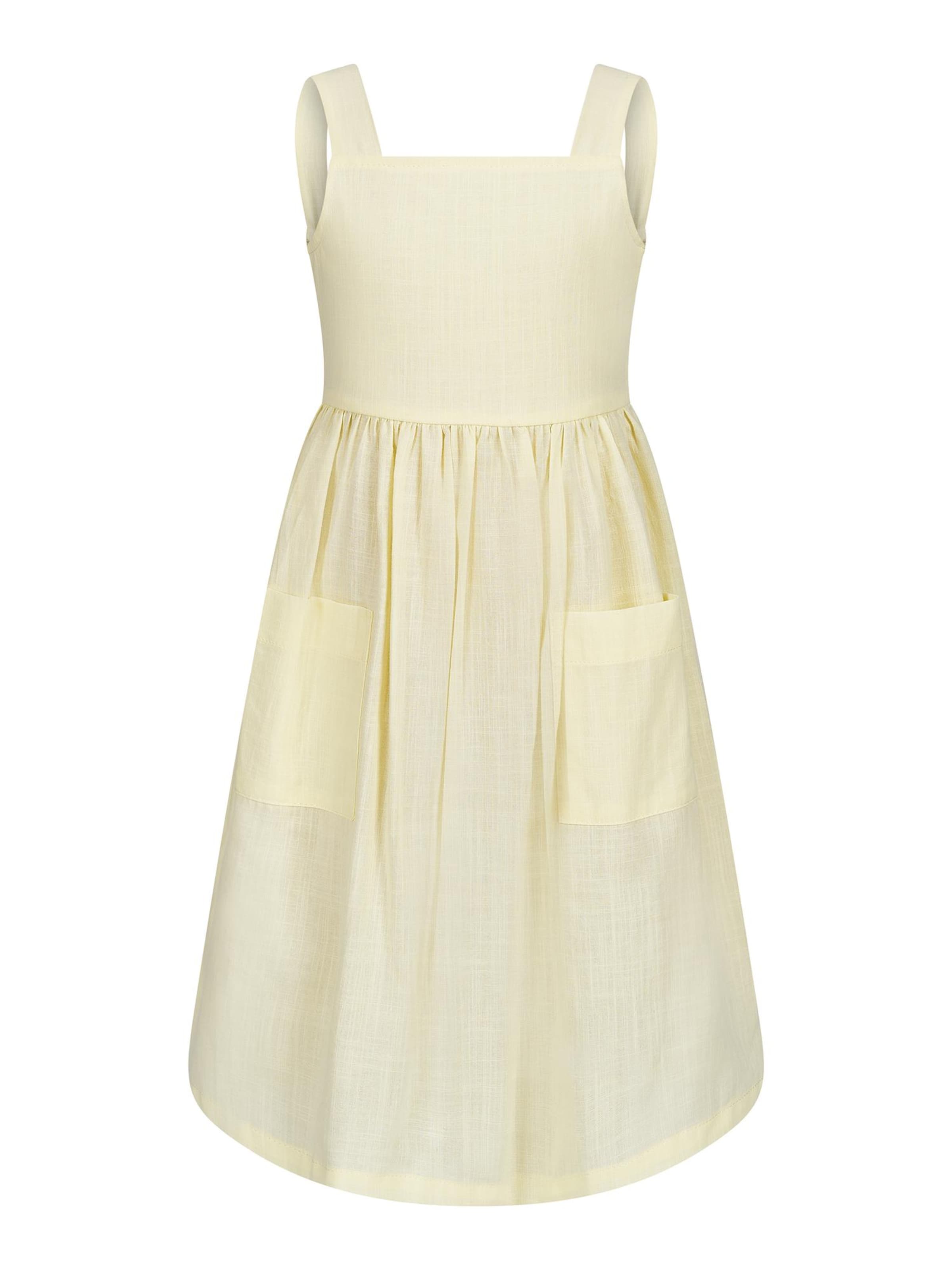 SATURNDAY Jurk in Geel: voorkant