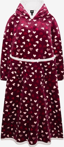 Peignoir long Ulla Popken en rouge : devant