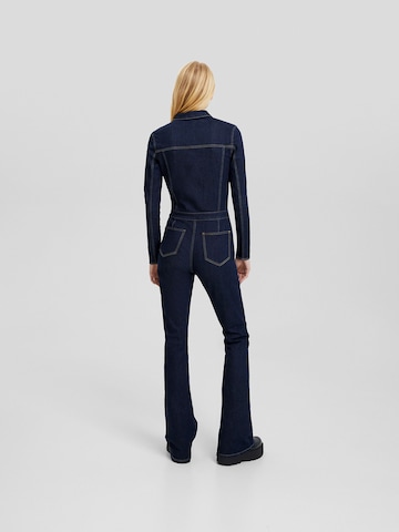 Bershka Jumpsuit in Blauw