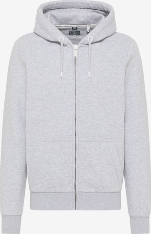 DreiMaster Maritim Sweat jacket in Grey: front