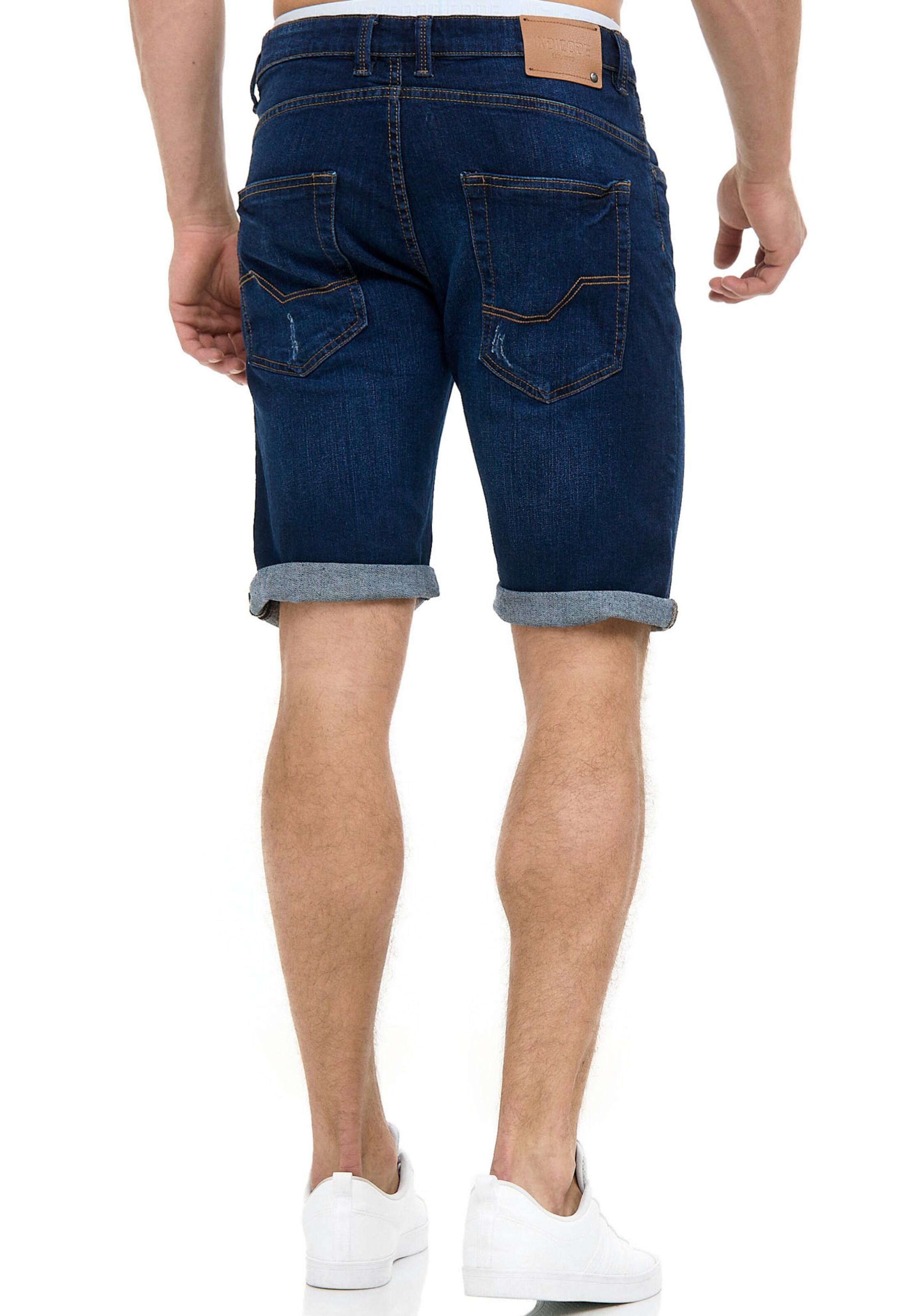 INDICODE JEANS Regular Hose in Blau