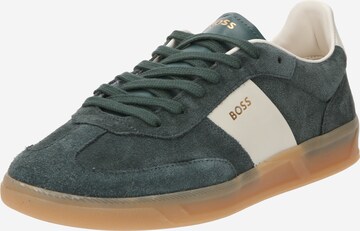 BOSS Sneakers laag 'Brandon Tenn' in Groen: voorkant