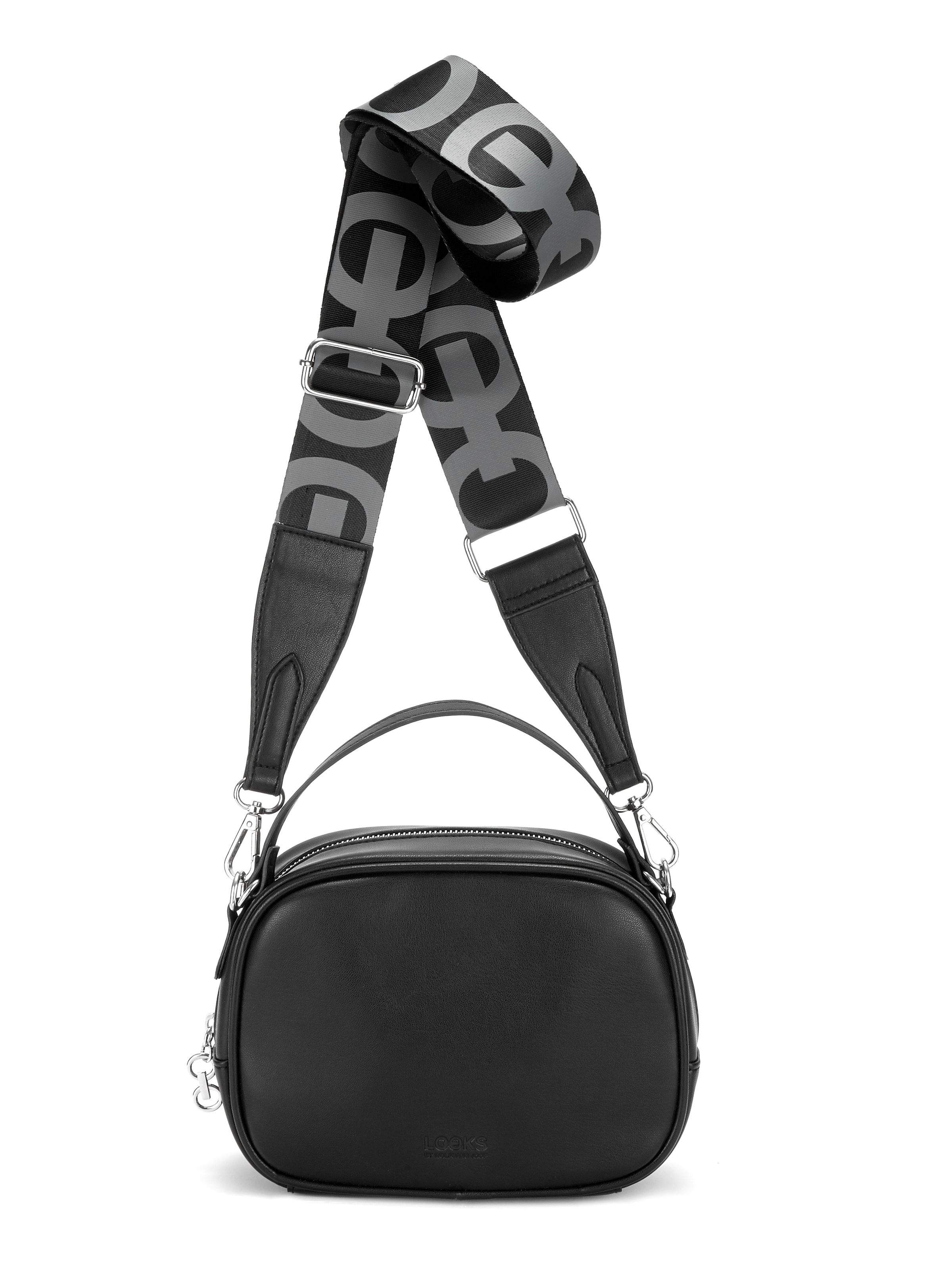 Sac à bandoulière LOOKS by Wolfgang Joop en noir : devant