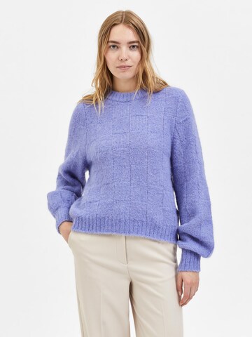 SELECTED FEMME Sweater 'Radina' in Purple: front