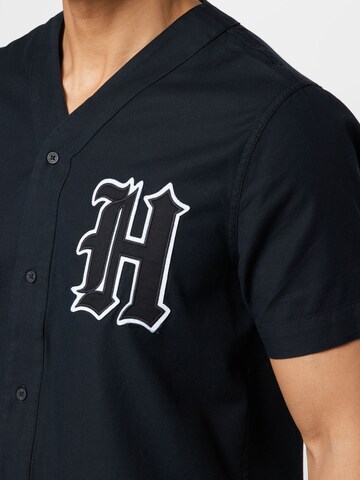 HOLLISTER Regular Fit Hemd in Schwarz