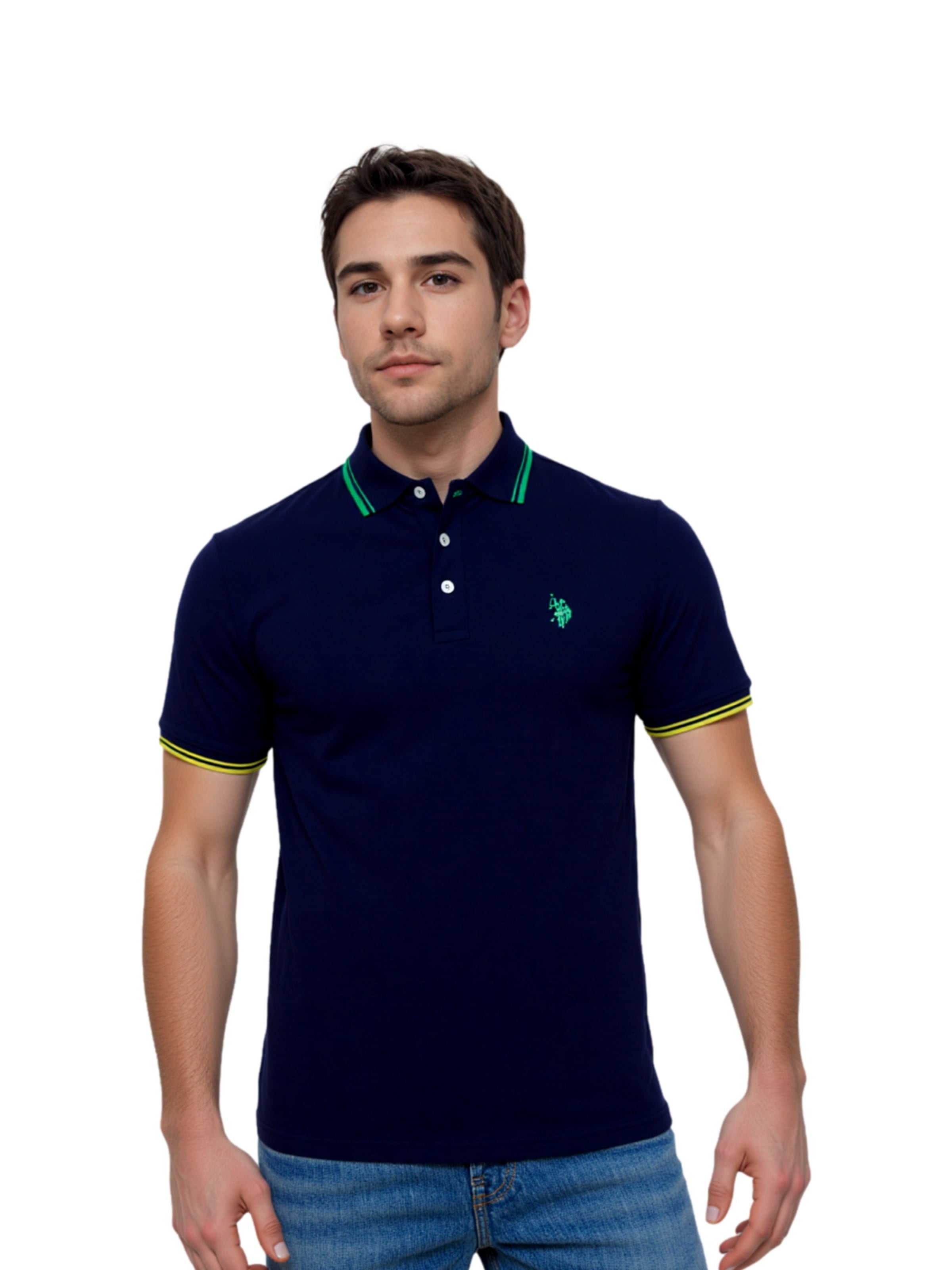 U.S. POLO ASSN. Póló - kék: elől