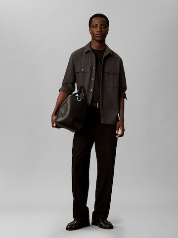 Calvin Klein Regular Fit Hemd in Braun