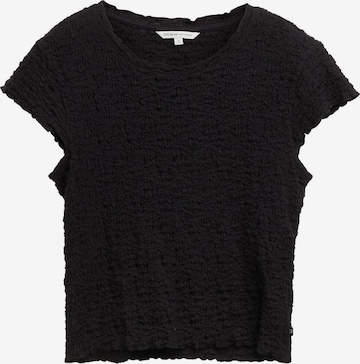 TOM TAILOR DENIM Bluse in Schwarz: Vorderseite