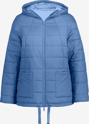 Ulla Popken Between-Season Jacket in Blue: front