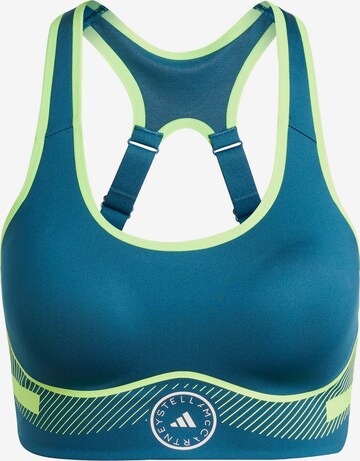 ADIDAS BY STELLA MCCARTNEY Bustier Sport bh 'TruePace ' in Blauw: voorkant