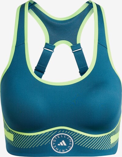 ADIDAS BY STELLA MCCARTNEY Sport bh 'TruePace ' in de kleur Groen / Petrol, Productweergave