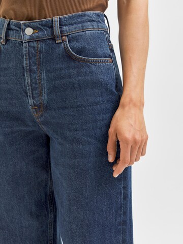 SELECTED FEMME Regular Jeans 'Kate' in Blauw