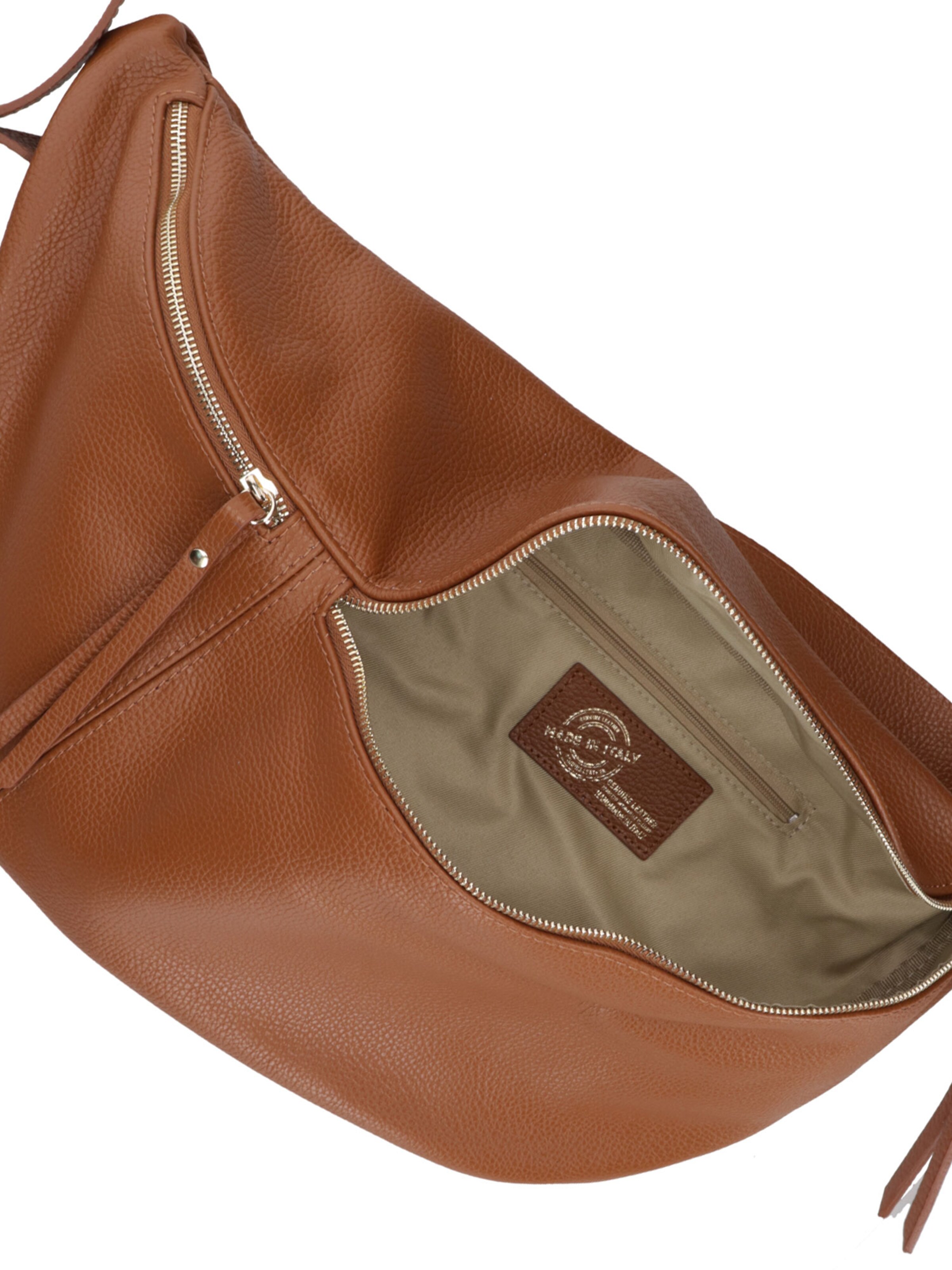Marsupio 'Marsupio donna pelle dollaro Gave Lux - con zip e tracolla regolabile' di Chiara Ferretti in marrone