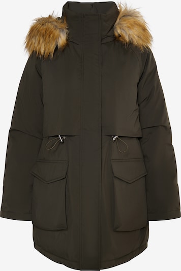 Usha Winterparka in beige / oliv, Produktansicht