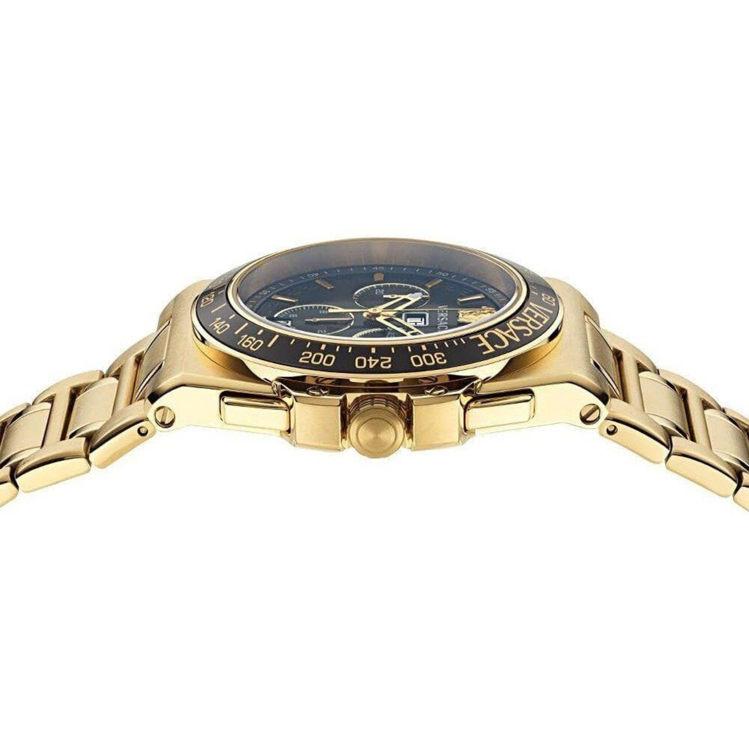 VERSACE Analoog horloge 'Greca Extreme Chrono' in Goud