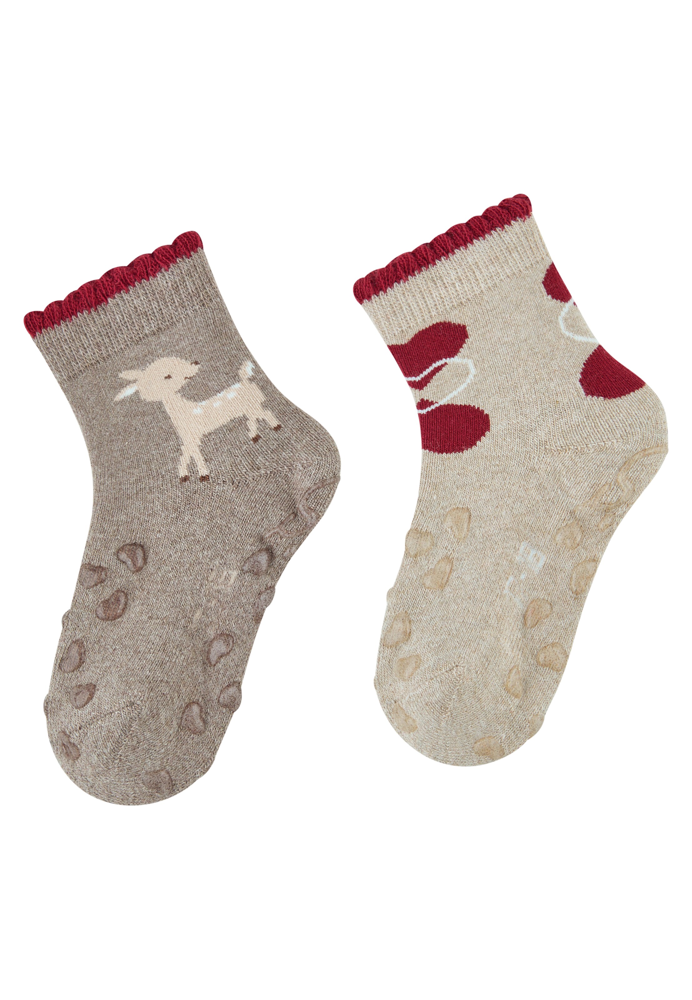 STERNTALER Socks in Brown: front