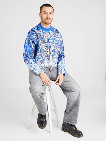 Carlo Colucci Sweatshirt 'Dematte' in Blauw