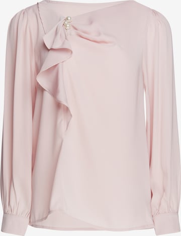 usha BLACK LABEL Blouse in Roze: voorkant