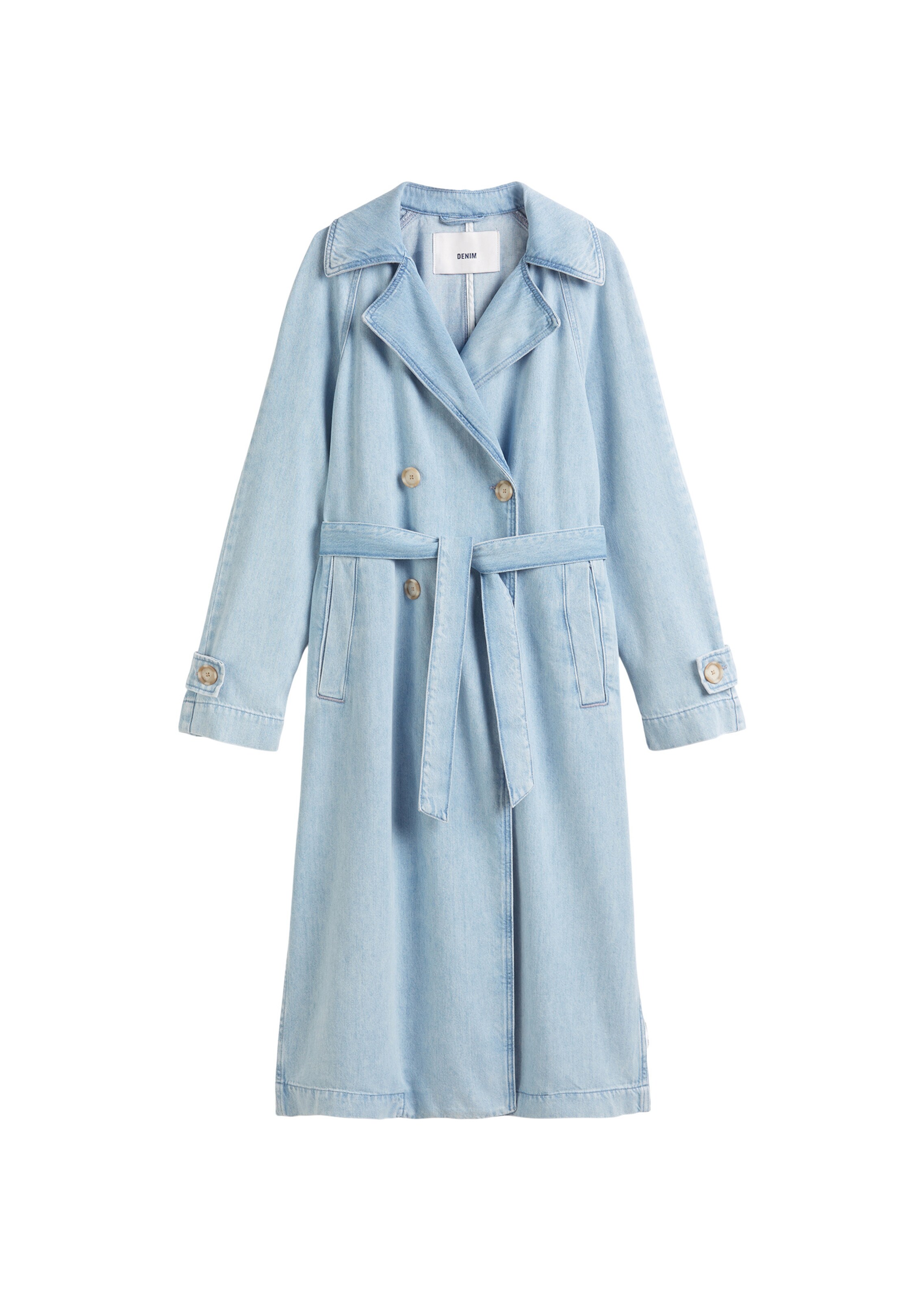 Manteau mi-saison Marc O'Polo DENIM en bleu : devant