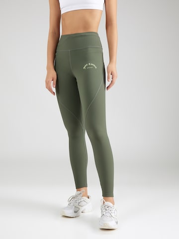 Juicy Couture Sport Skinny Športové nohavice 'LORRAINE' - Zelená: predná strana