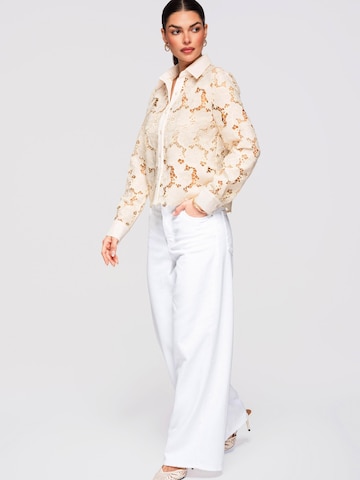 Ombre Bluse‌‌‌‌‌‌‌‌‌ in Beige