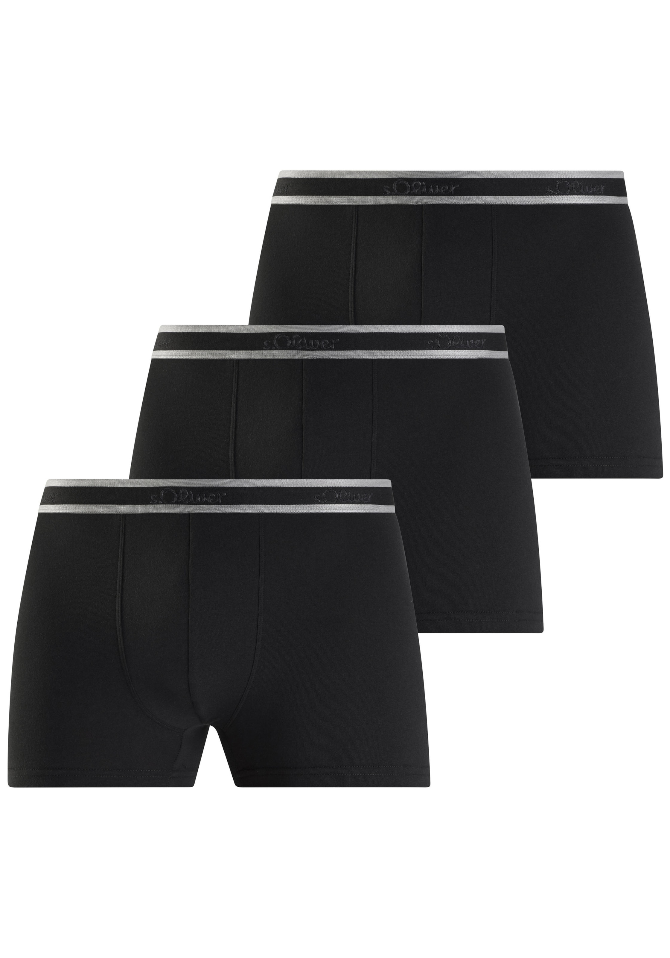 s.Oliver Boxer shorts in Black: front
