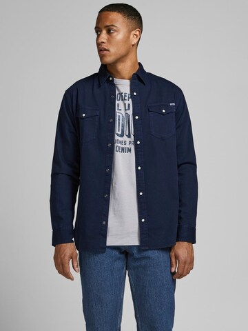 Coupe regular Chemise Jacks & Jones en bleu