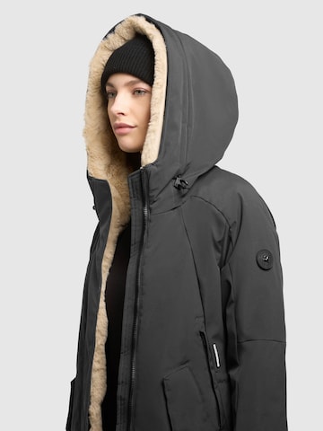khujo - Sobretudo de inverno 'Ciela' em cinzento