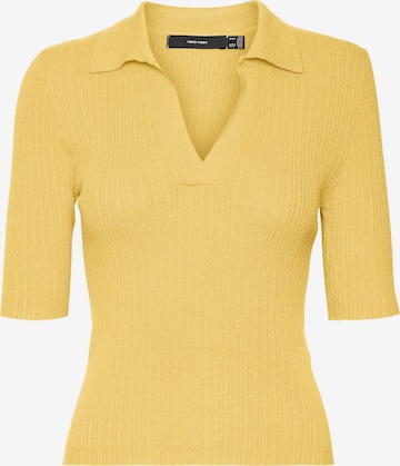 VERO MODA Sweater 'HOLLY' in Yellow: front