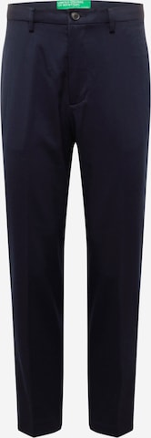 UNITED COLORS OF BENETTON Pleated Pants in Blue: front