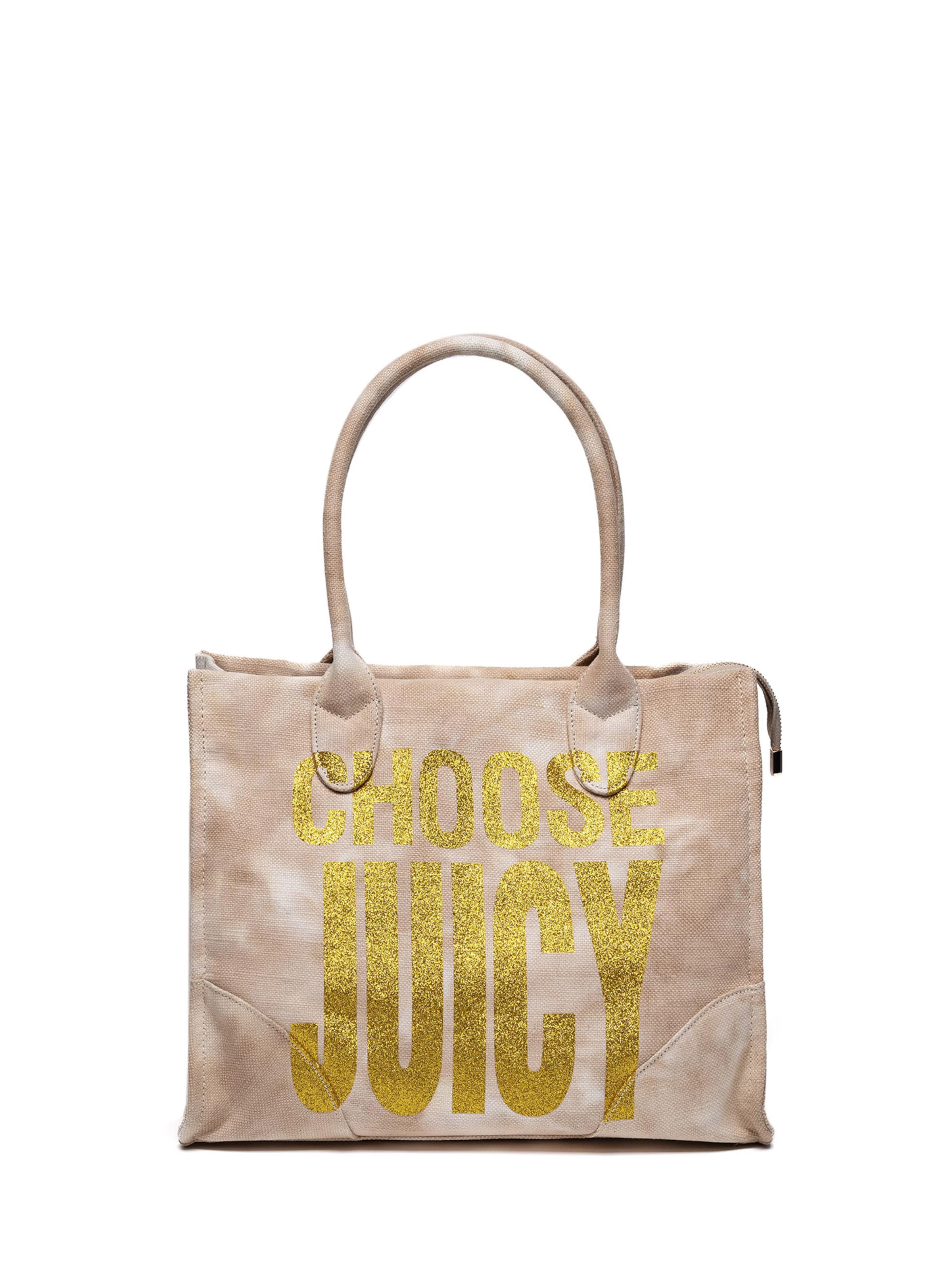 Shopper di Juicy Couture in beige: frontale