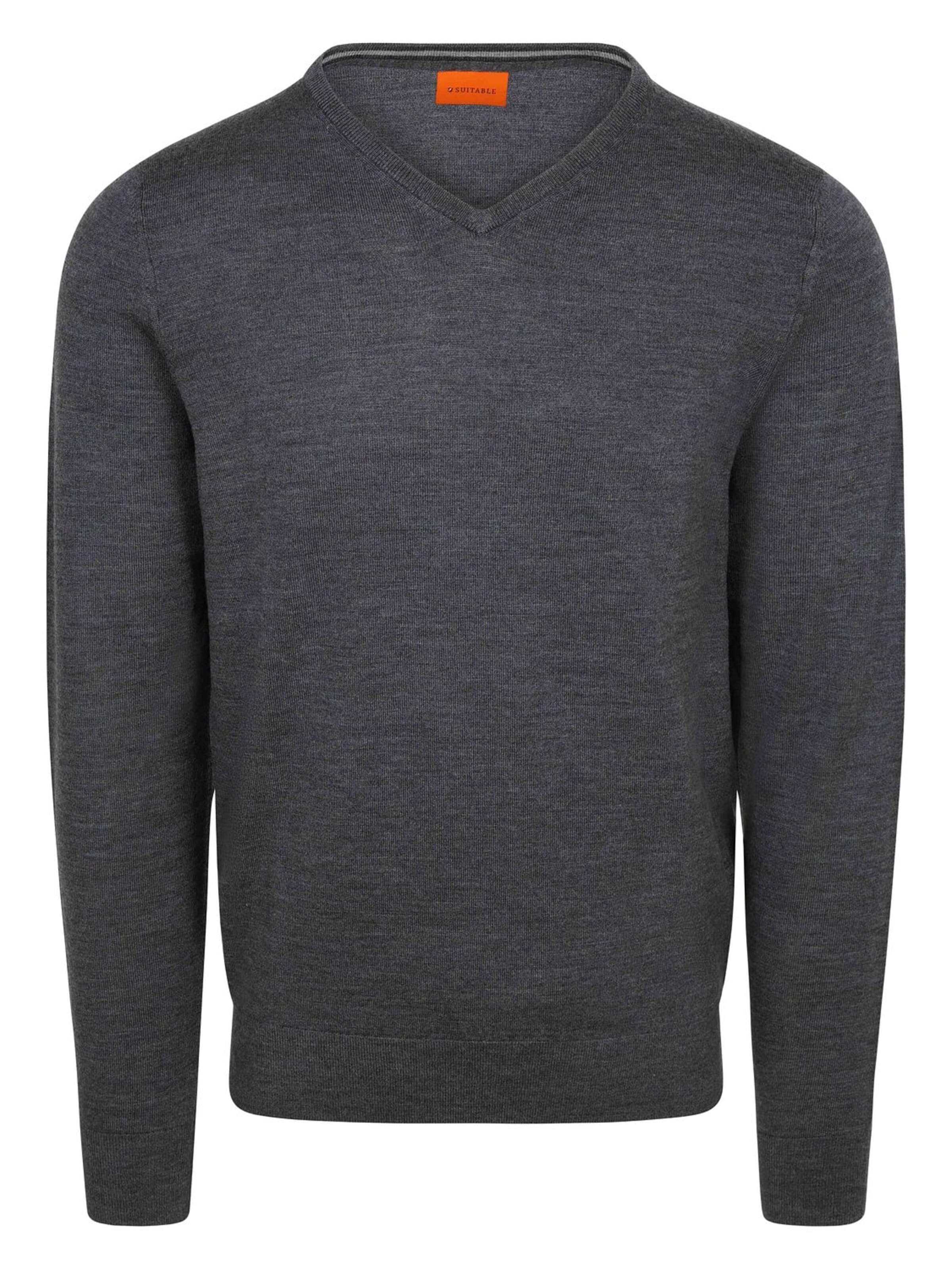 Suitable Shirt in Grijs: voorkant