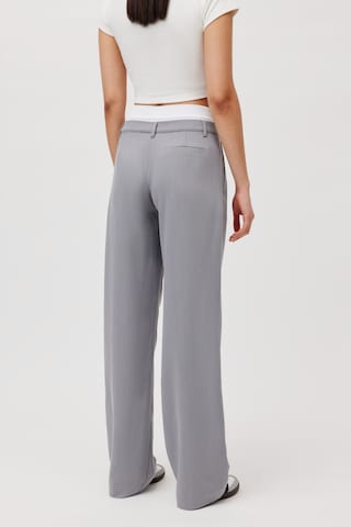 LeGer by Lena Gercke Loose fit Pleat-Front Pants 'Dilane Tall' in Grey