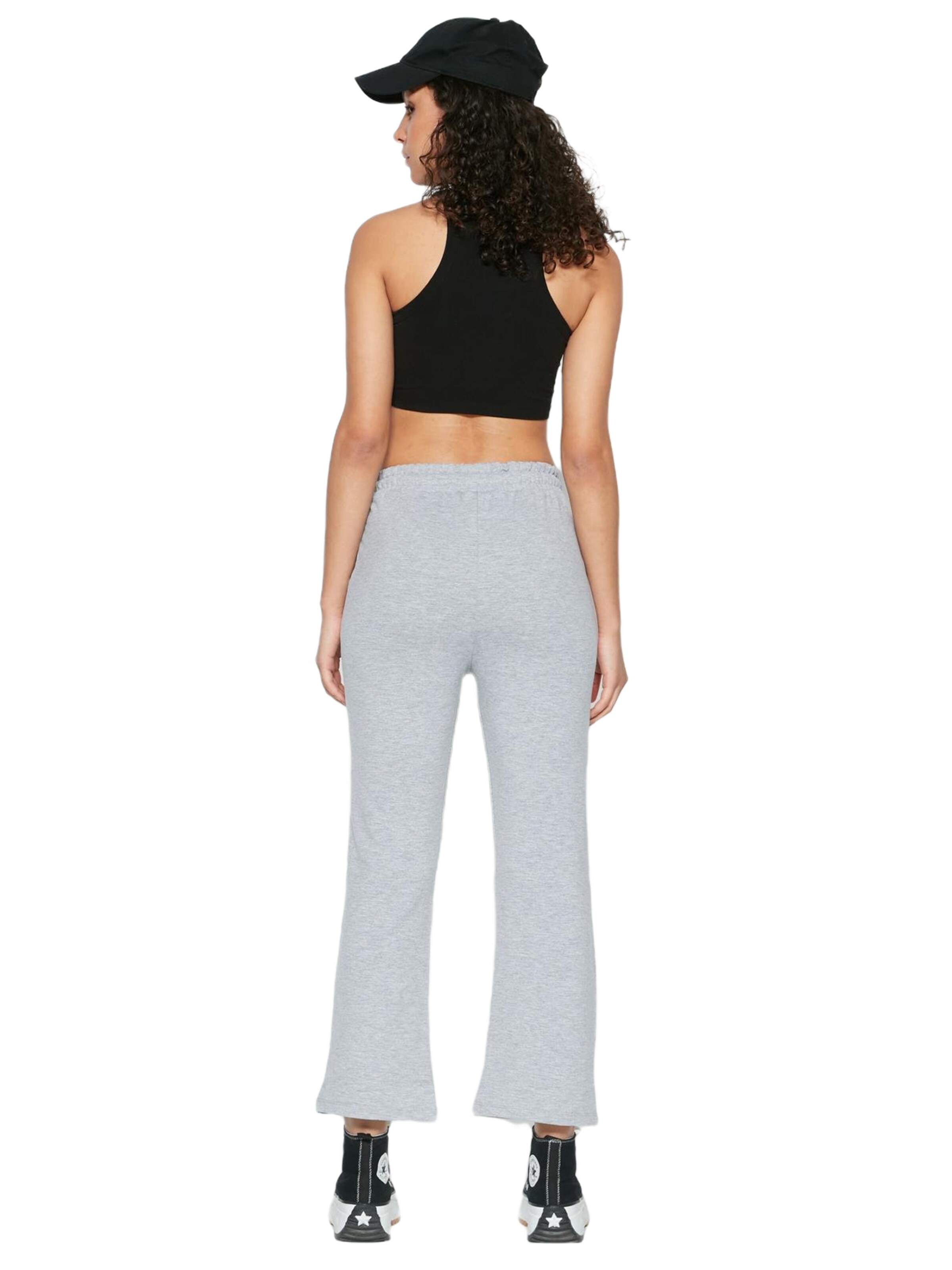 C&City Flared Trousers in Grey