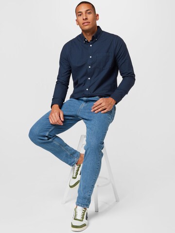 Cotton On Regular fit Button Up Shirt 'MAYFAIR' in Blue