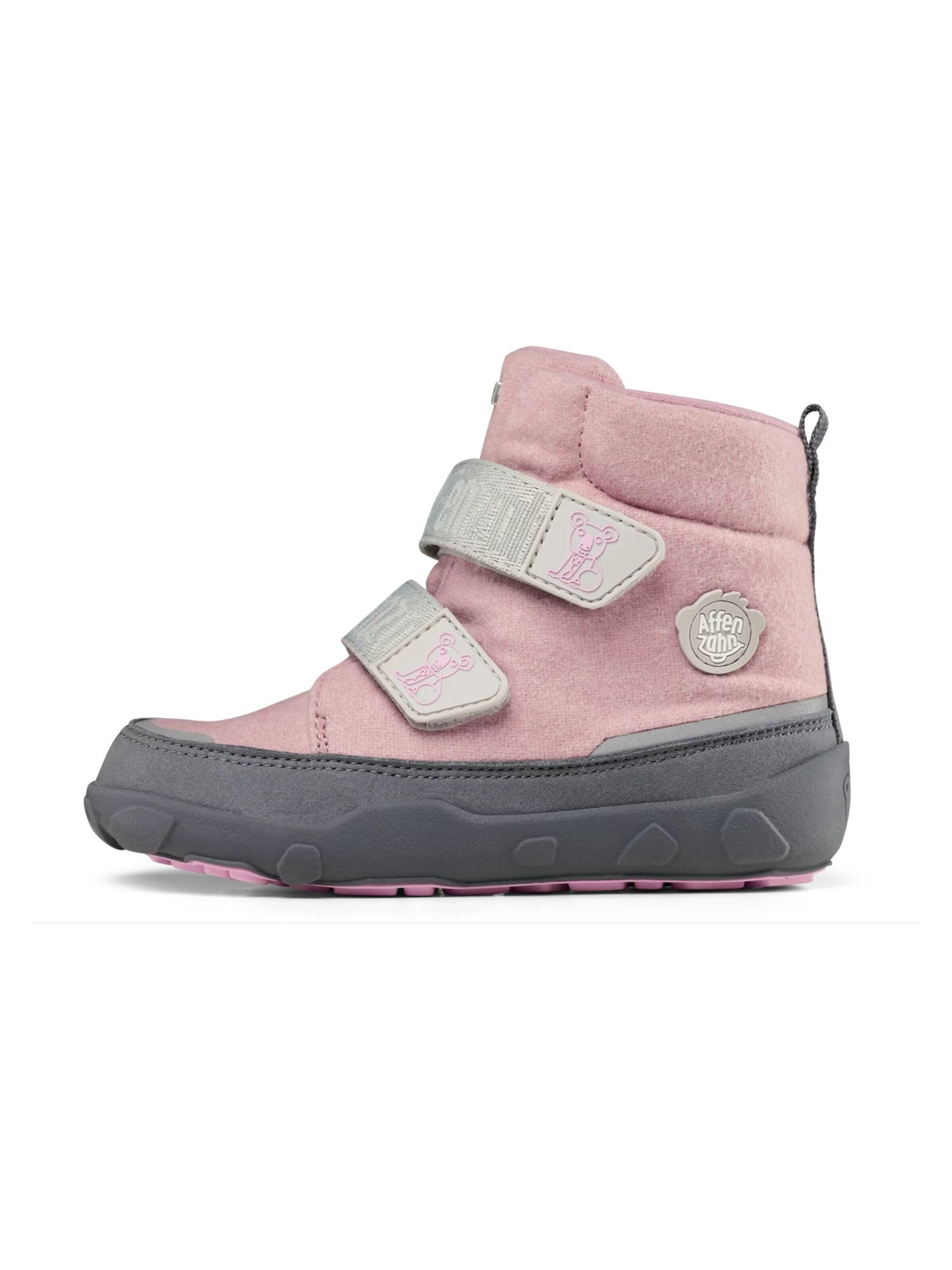 Affenzahn Stiefel 'Winterstiefel Wolle Comfy'‌‌‌‌‌‌‌ in Grau: Vorderseite