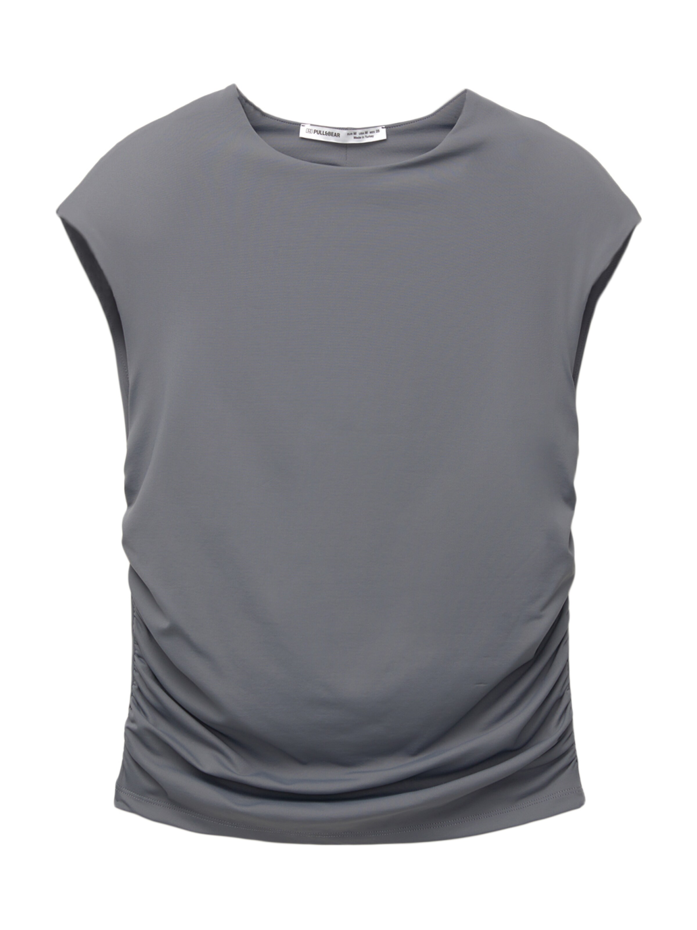 Pull&Bear Top – šedá: přední strana
