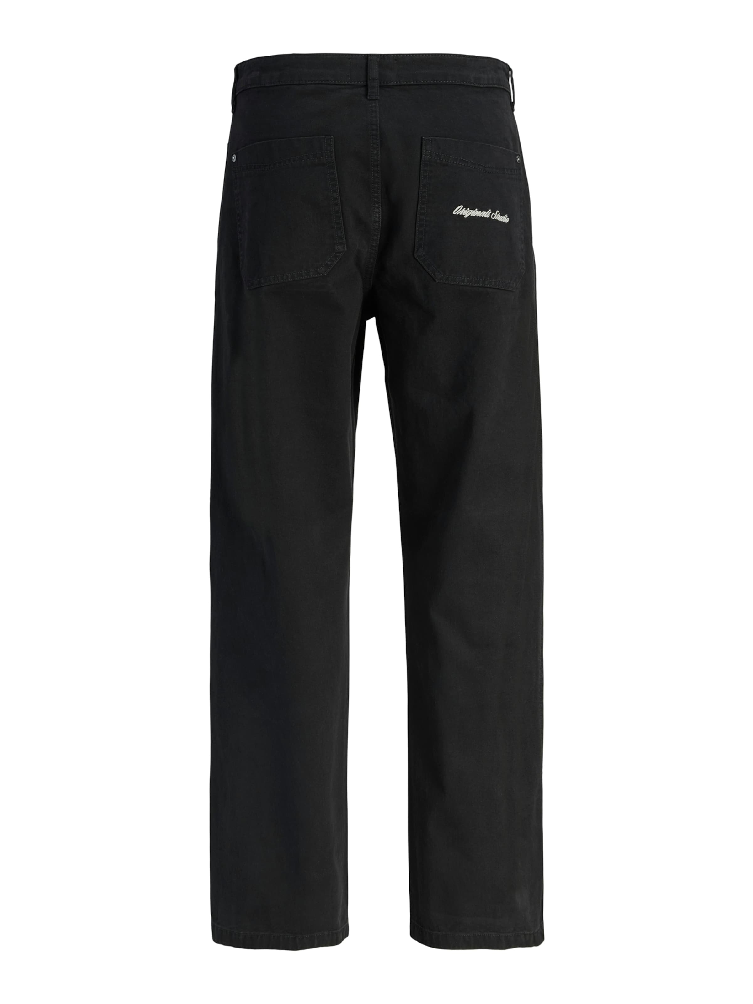 JACK & JONES Baggy Pants 'JPStalex Norrebro' in Black