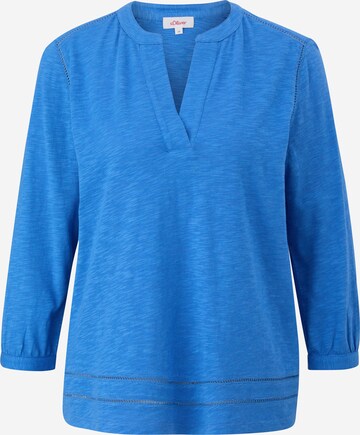 s.Oliver Blouse in Blauw: voorkant