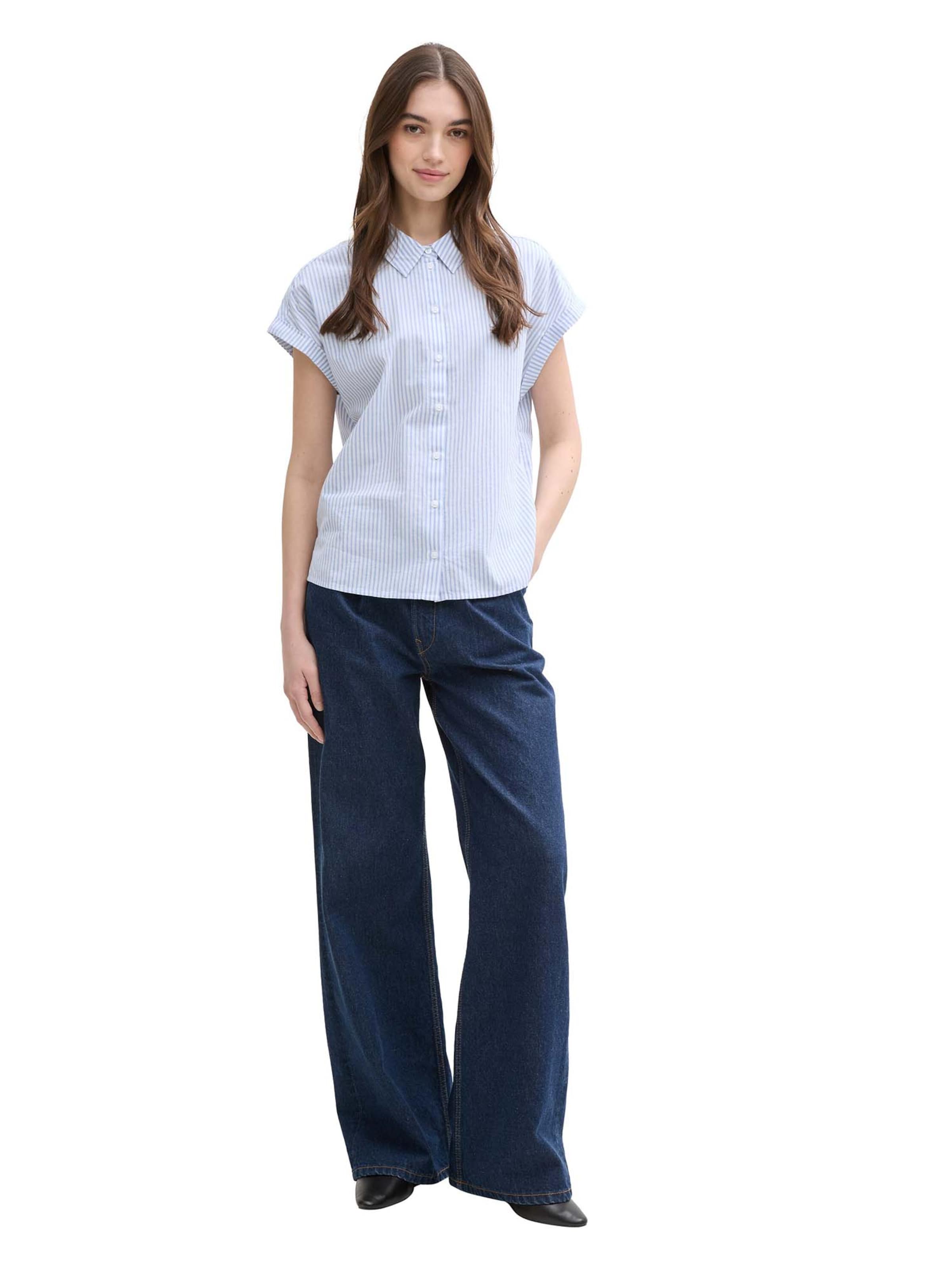 TOM TAILOR DENIM Μπλούζα σε μπλε