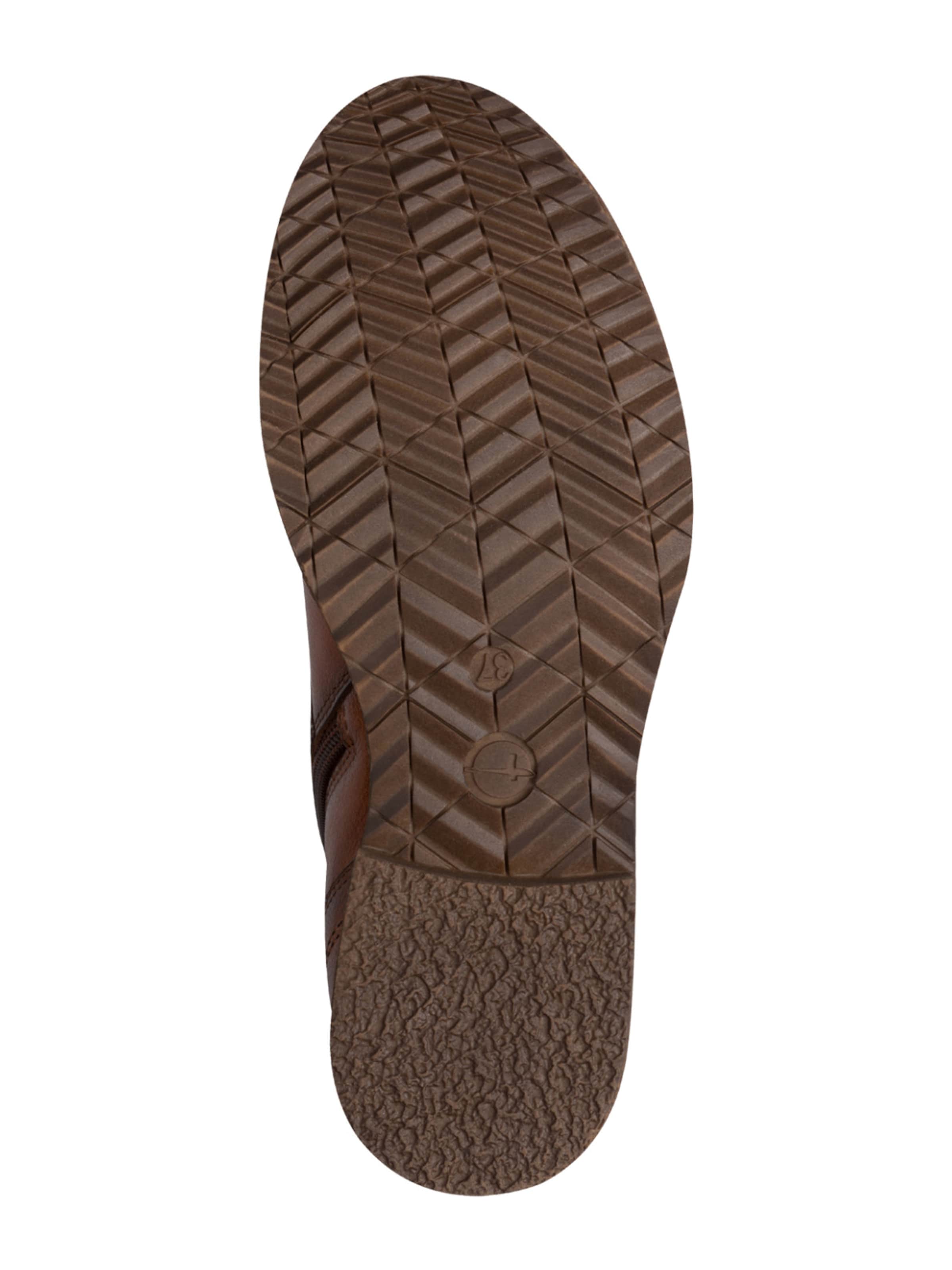 Tamaris Stövlett med snörning i brun