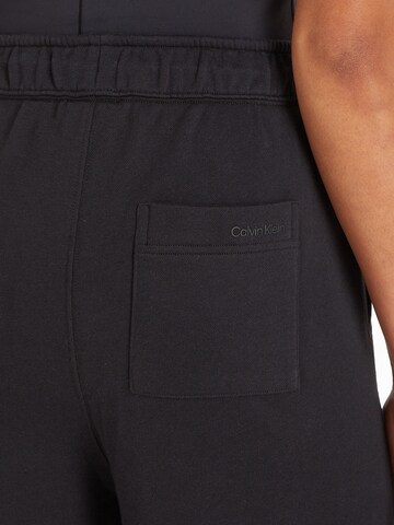 Calvin Klein Sport Wide Leg Sporthose in Schwarz