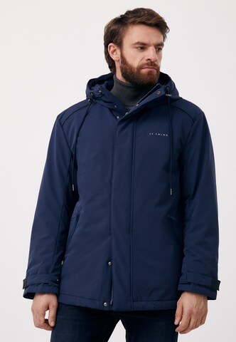 Finn Flare Tussenparka in Blauw: voorkant