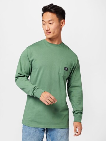 T-Shirt VANS en vert : devant