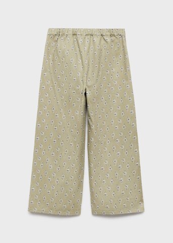 MANGO KIDS Wide Leg Hose 'Mentaset' in Grün