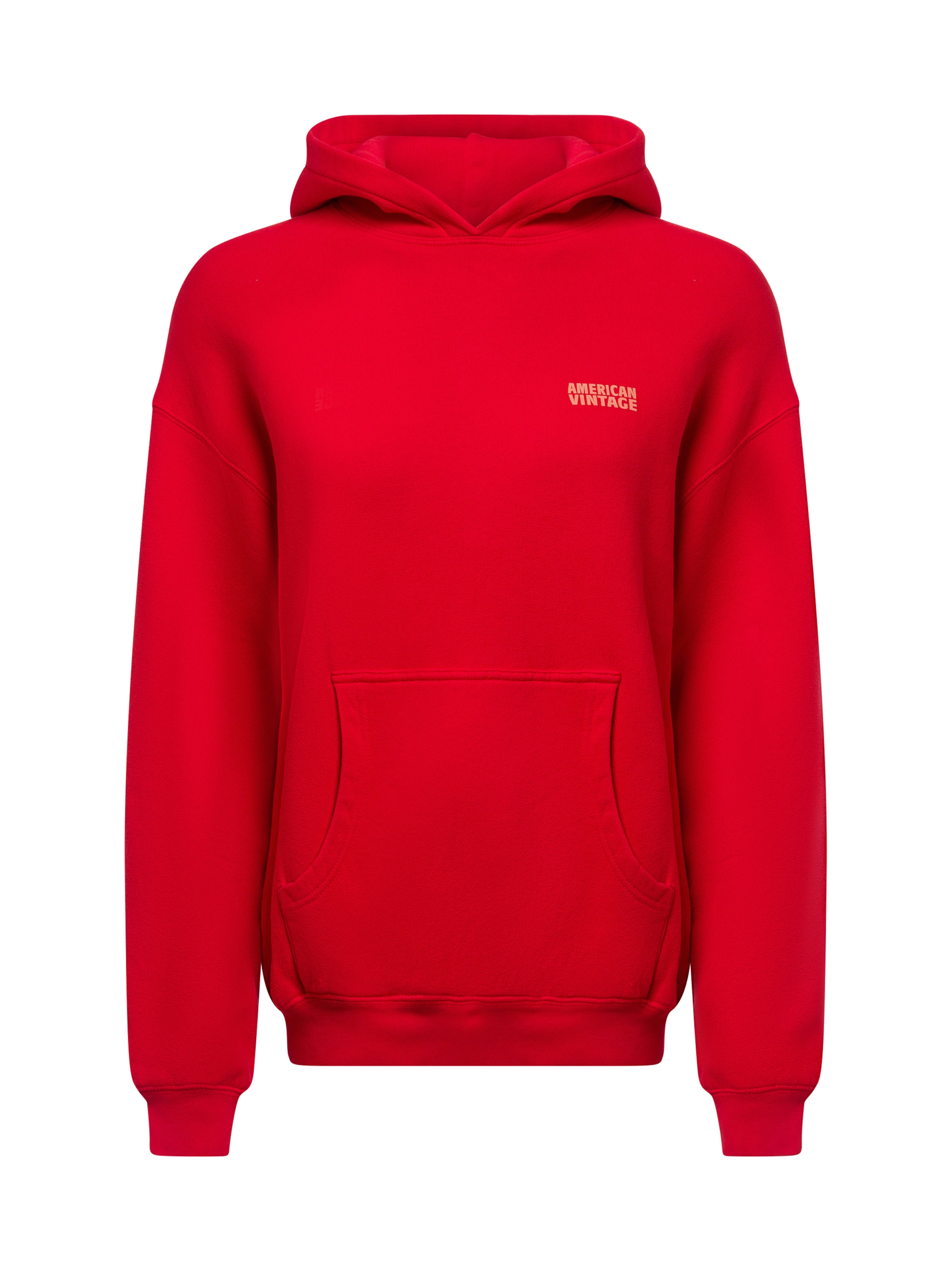 Sweat-shirt ' Izubird ' AMERICAN VINTAGE en rouge : devant