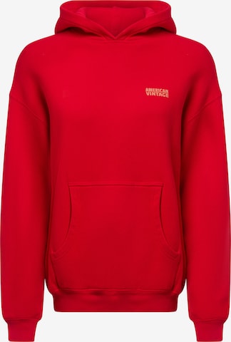 Sweat-shirt ' Izubird ' AMERICAN VINTAGE en rouge : devant