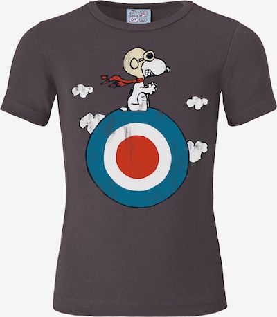 LOGOSHIRT T-Shirt 'Snoopy' in 80 in blau / grau / rot / weiß, Produktansicht