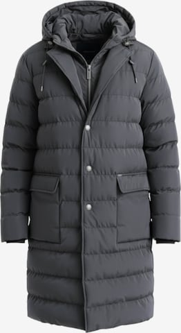 Ombre Winterjacke in Grau: Vorderseite