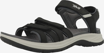 Sandales de randonnée TEVA en noir : devant